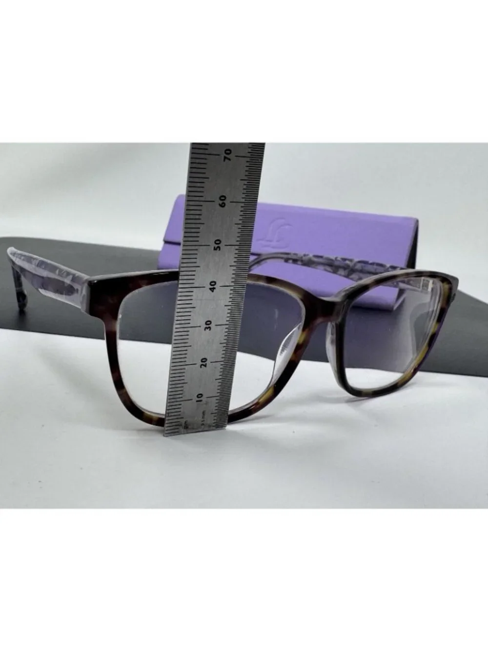 Lisa Loeb Eyewear Spotlight 205 Womens Grape Toffee Tortoise Frames 55-15-140